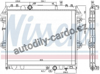 Chladič motoru NISSENS 646939