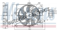 Ventilátor chladiče NISSENS 85898