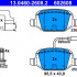 Sada brzdových destiček ATE 13.0460-2608 (AT 602608)