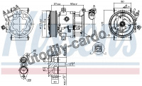 Kompresor klimatizace NISSENS 89053