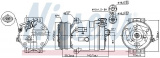 Kompresor klimatizace NISSENS 89057