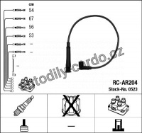 Sada kabelů pro zapalování NGK RC-AR204 - ALFA ROMEO