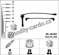 Sada kabelů pro zapalování NGK RC-JG1201 - JAGUAR