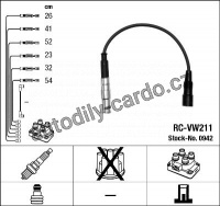 Sada kabelů pro zapalování NGK RC-VW211 - AUDI