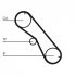 Sada rozvodového řemene CONTINENTAL CTAM CT1089K2