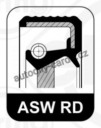 Těsnící kroužek hřídele, klikový hřídel Elring (294.357)