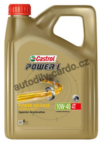 CASTROL Power 1 4T 10W-40 4L + štítek