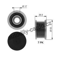Alternátorová volnoběžka (předstihová spojka) GATES (GT OAP7110) - NISSAN, RENAULT