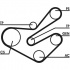 Sada drážkového řemene CONTINENTAL CTAM 6PK1740D1