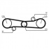 Rozvodový řemen CONTINENTAL CTAM CT654