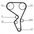 Rozvodový řemen CONTINENTAL CTAM CT1101