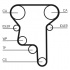 Rozvodový řemen CONTINENTAL CTAM CT1023