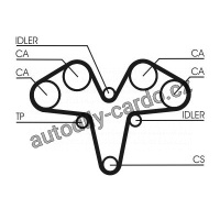 Rozvodový řemen CONTINENTAL CTAM CT1119