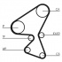 Rozvodový řemen CONTINENTAL CTAM CT1092