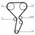 Rozvodový řemen CONTINENTAL CTAM CT1116