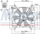 Ventilátor chladiče NISSENS 85414