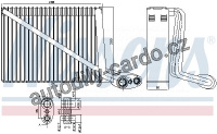 Výparník NISSENS 92272