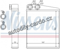 Výměník tepla NISSENS 72047