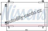 Chladič klimatizace NISSENS 94837