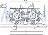 Ventilátor chladiče NISSENS 85425