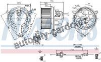 Vnitřní ventilátor NISSENS 87039