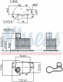 Chladič motorového oleje NISSENS 90981