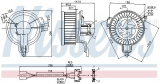 Vnitřní ventilátor NISSENS 87048