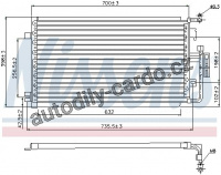 Chladič klimatizace NISSENS 94846