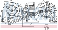 Vnitřní ventilátor NISSENS 87049