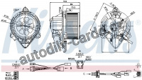 Vnitřní ventilátor NISSENS 87050