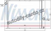 Chladič motoru NISSENS 60848
