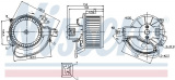 Vnitřní ventilátor NISSENS 87136