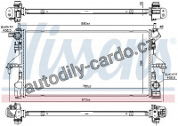 Chladič motoru NISSENS 606170