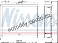 Výměník tepla NISSENS 73379