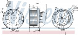 Vnitřní ventilátor NISSENS 87144