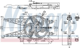 Ventilátor chladiče NISSENS 85051