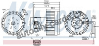 Vnitřní ventilátor NISSENS 87123