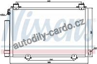 Chladič klimatizace NISSENS 94590