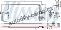 Chladič klimatizace NISSENS 94565