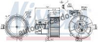 Vnitřní ventilátor NISSENS 87109