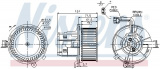 Vnitřní ventilátor NISSENS 87109