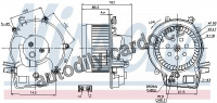 Vnitřní ventilátor NISSENS 87111