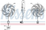 Ventilátor chladiče NISSENS 85596