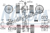 Vnitřní ventilátor NISSENS 87117