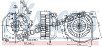 Vnitřní ventilátor NISSENS 87100