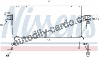Chladič klimatizace NISSENS 94494