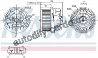 Vnitřní ventilátor NISSENS 87091