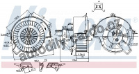 Vnitřní ventilátor NISSENS 87083