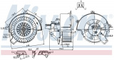 Vnitřní ventilátor NISSENS 87083