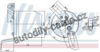 Vysoušeč klimatizace NISSENS 95004